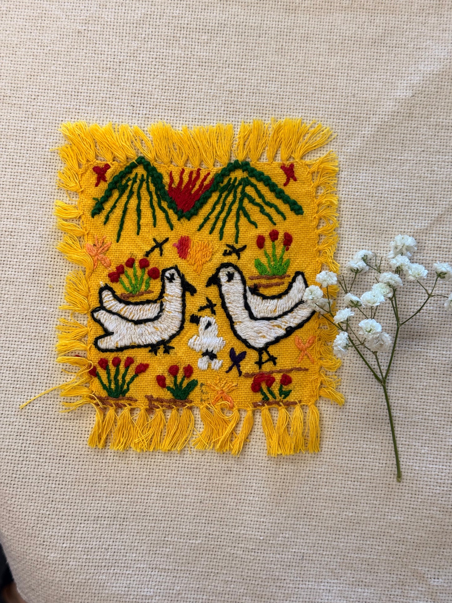 Coaster de historia "Familia de Patitos"