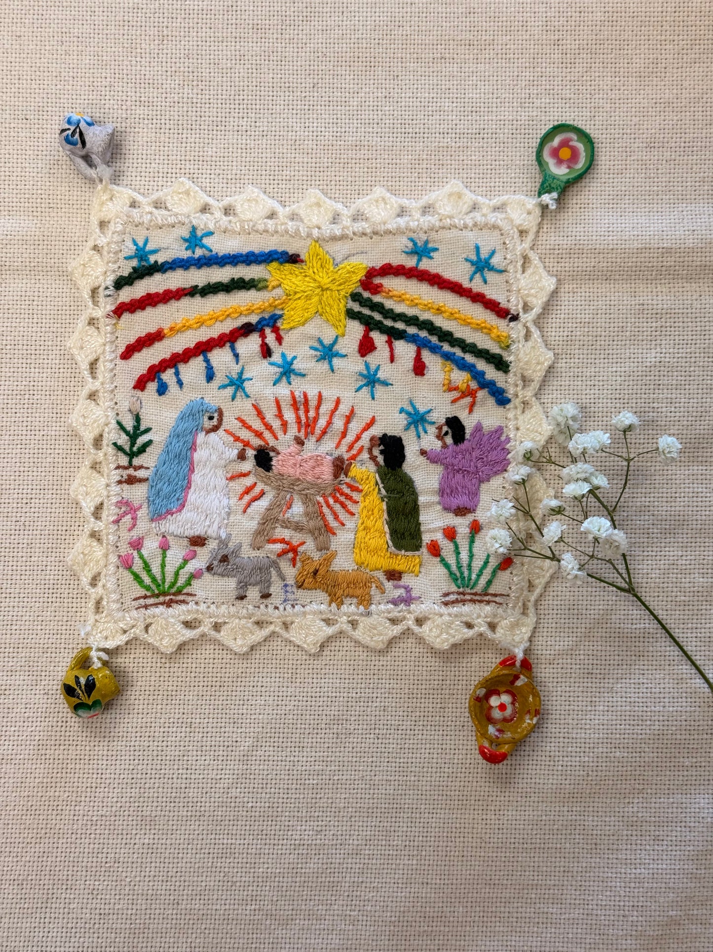 Coaster de historia "Nacimiento" 5.5''
