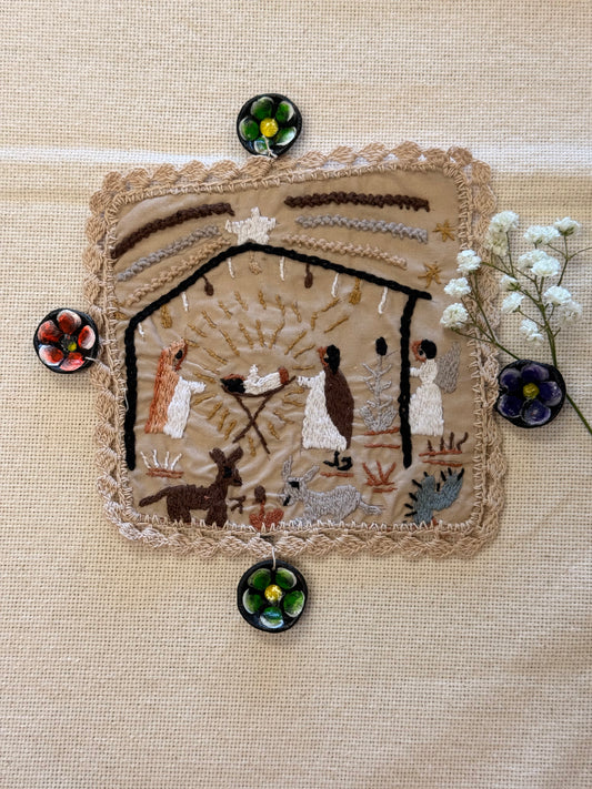 Coaster de historia "Nacimiento" 5.5''