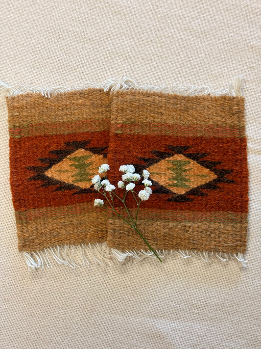 "Elena" Wool Coaster 5''