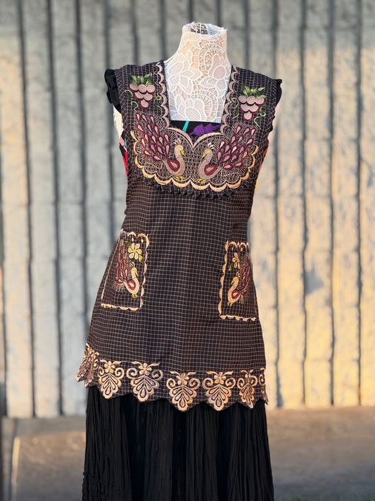 Chocolate Brown Mandil/ Apron XL