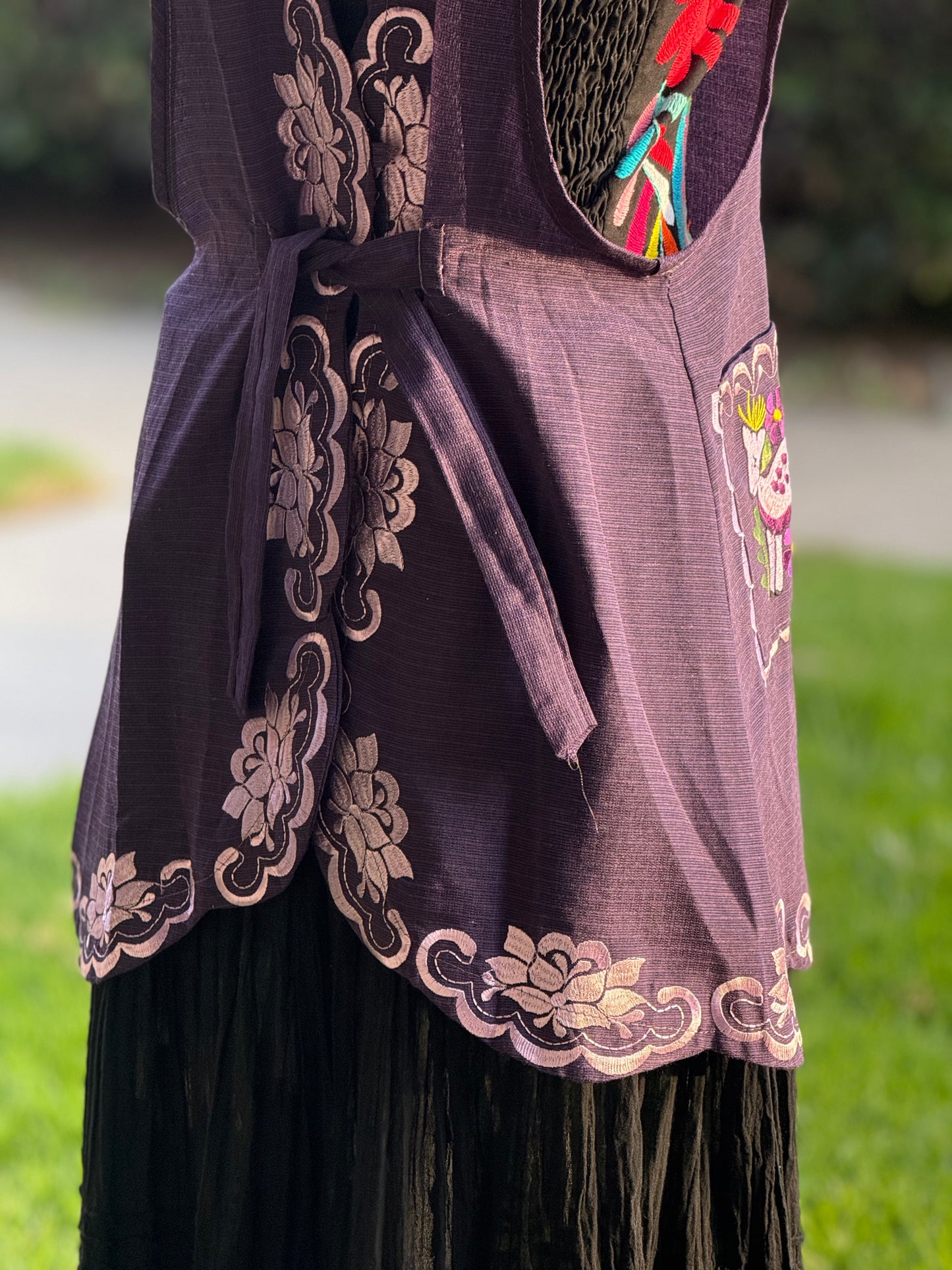 Purple Deer Apron/Mandil L