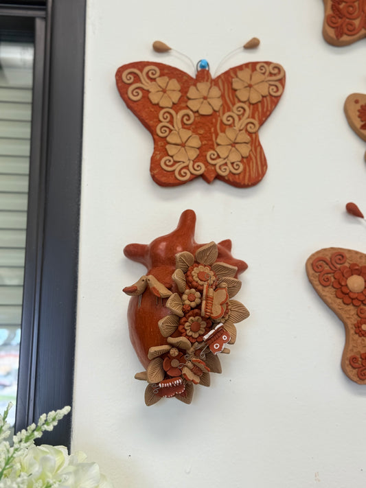 Wall decor - Butterfly/Mariposa bordado