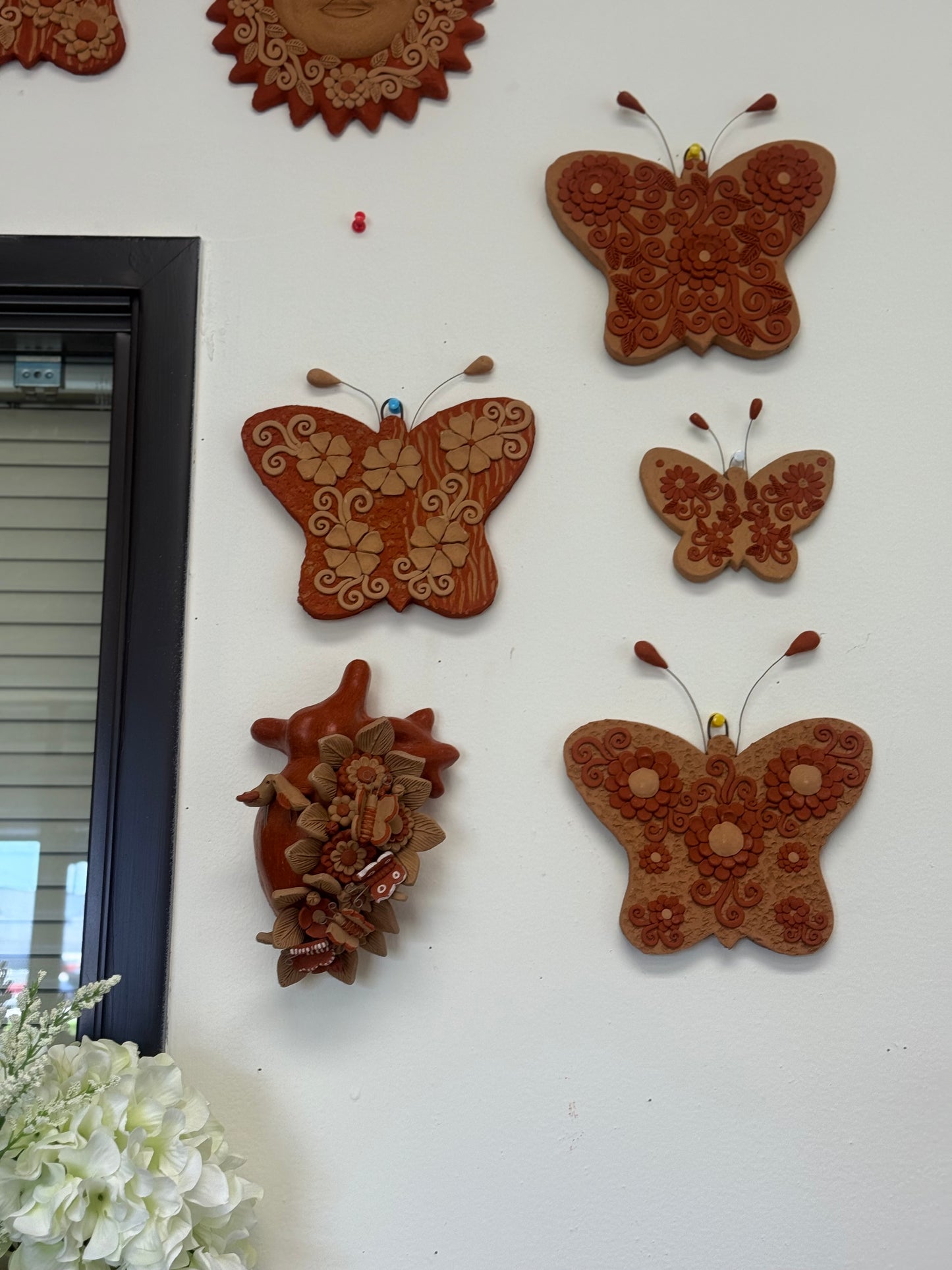 Wall decor - Butterfly/Mariposa bordado