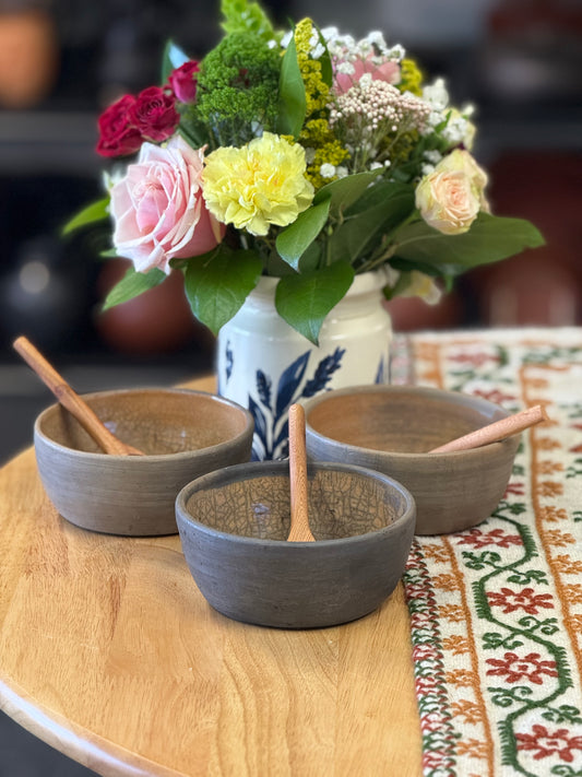 Ahumado Glazed bowls