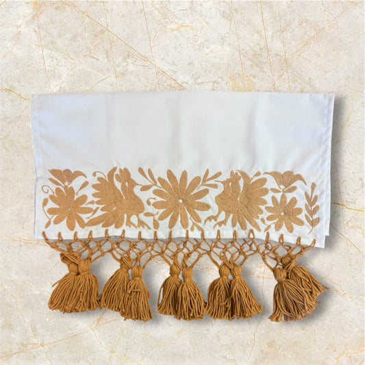 BEIGE OTOMI NAPKIN/ MANTEL