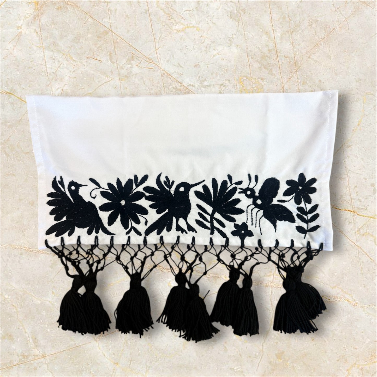 NEGRO OTOMI NAPKIN/ MANTEL