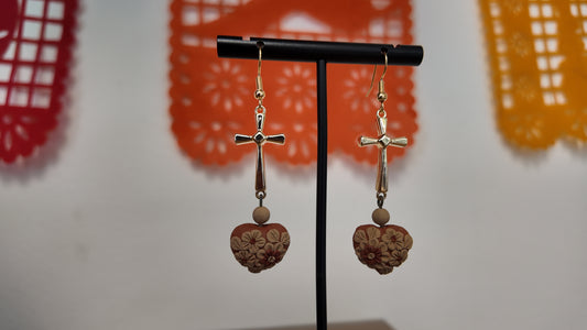Filigrana earrings de corazon