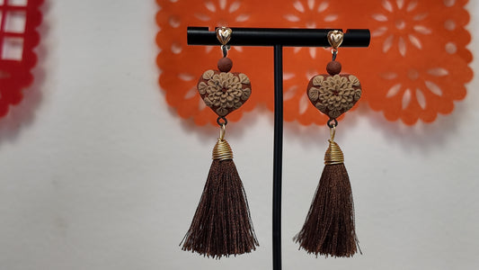 Filigrana earrings de corazon