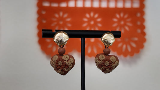 Filigrana earrings de corazon