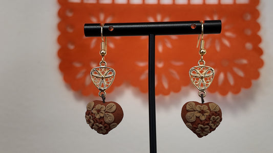 Filigrana earrings de corazon