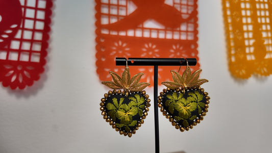 Aretes Bordados