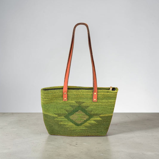 Green Handwoven Bag